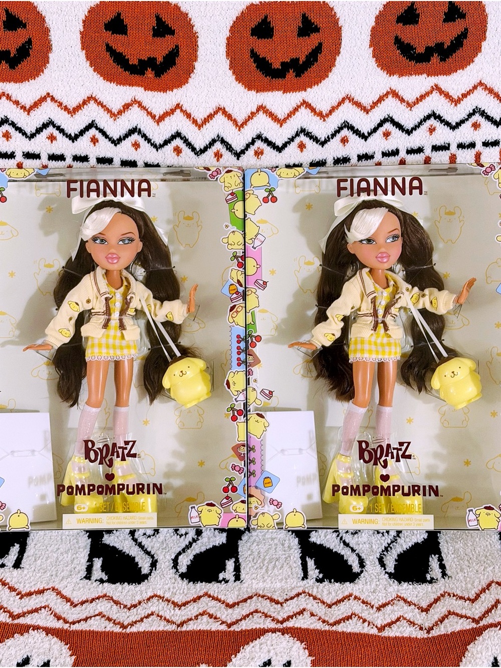Bratz x Hello Kitty and Friends Fianna Pompompurin Set of 2